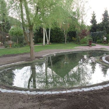 Teichanlage in einem Privatgarten